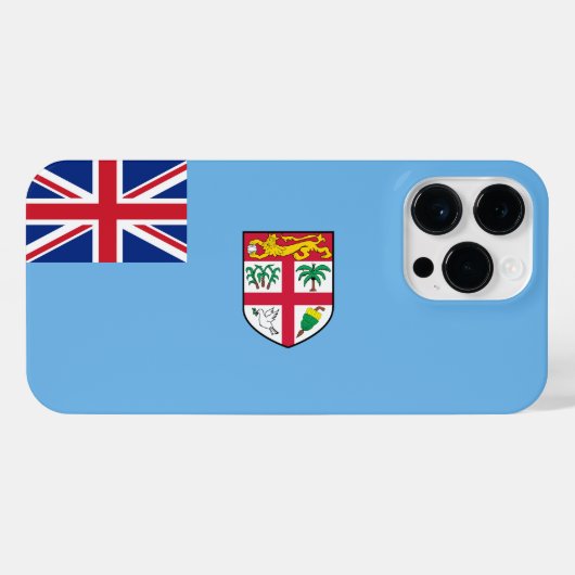 Fiji-vlag iPhone Hoesje (Achterkant horizontaal)
