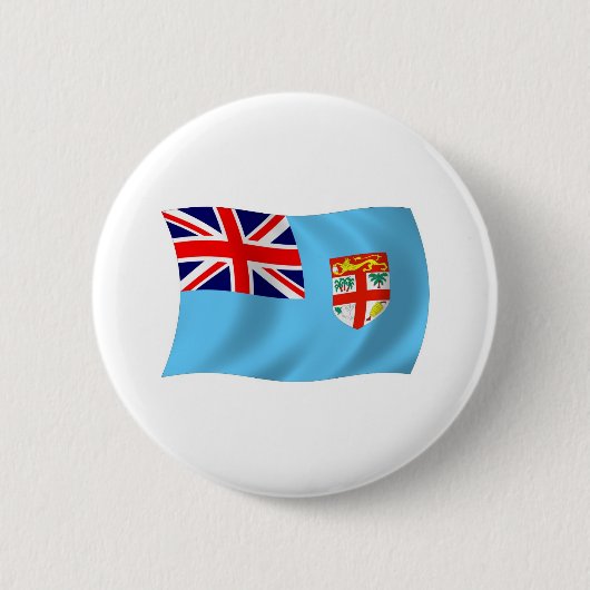 Fiji-vlag knop ronde button 5,7 cm (Voorkant)
