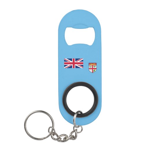 Fiji-vlag Mini Flessenopener (Voorkant)
