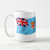 Fiji Vlag Mokka Koffiemok (Links)
