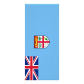 Fiji-vlag Reclamekaart (Achterkant)