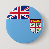Fiji-vlag Ronde Button 7,6 Cm (Voorkant)