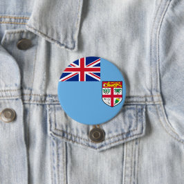 Fiji-vlag Ronde Button 7,6 Cm