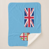 Fiji-vlag Sherpa Deken (Voorkant)