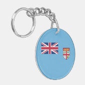 Fiji-vlag Sleutelhanger (Voorkant Links)