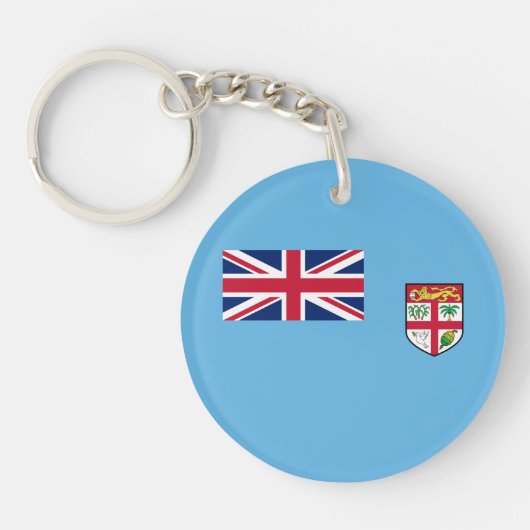 Fiji-vlag Sleutelhanger (Voorkant)