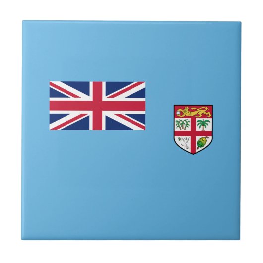 Fiji-vlag Tegeltje (Voorkant)
