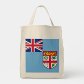 Fiji vlag tote bag (Achterkant)