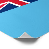 Fiji, vlag van Fiji Poster (Hoek)