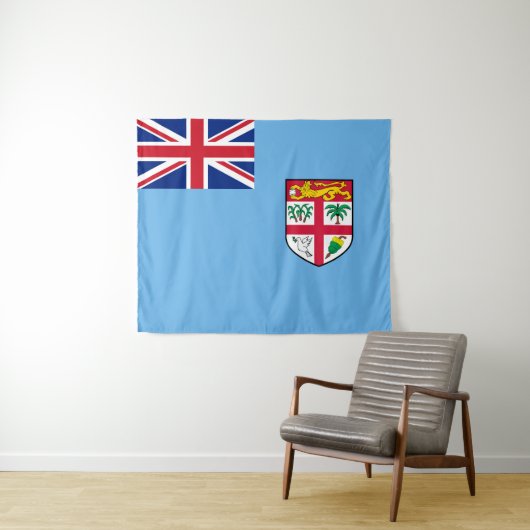 Fiji-vlag Wandkleed (In Situ (horizontaal))