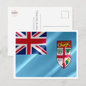 Fiji - Vlaggolving - Briefkaart (Voorkant / Achterkant)