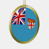 Fiji-vlagornament Keramisch Ornament (Rechts)