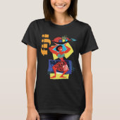 Fiji, vrouw met fruitmand t-shirt (Voorkant)