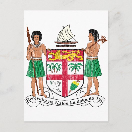 Fiji wapenstilstand briefkaart (Voorkant)