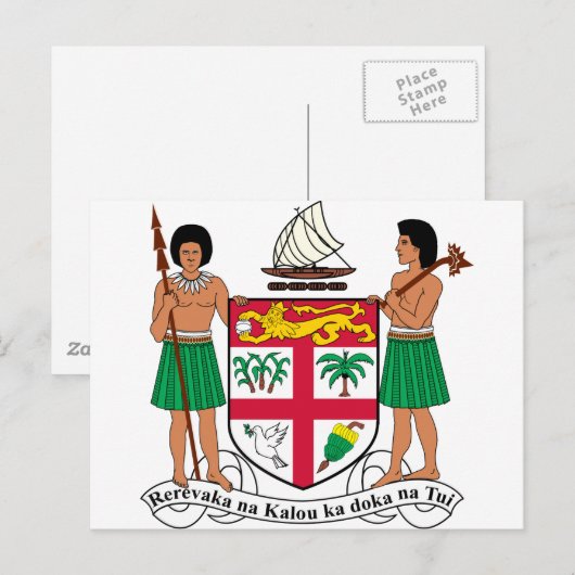 Fiji wapenstilstand briefkaart (Voorkant / Achterkant)