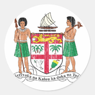 Fiji wapenstilstand ronde sticker