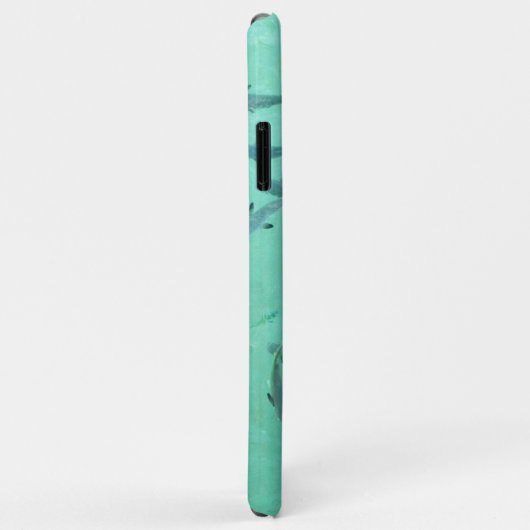 Fiji zwemt in helder blauw water Case-Mate iPhone case (Achterkant/rechts)