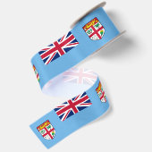 Fijiaanse vlag (Fiji) Satijnen Lint (Achterkant)