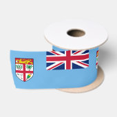 Fijiaanse vlag (Fiji) Satijnen Lint (Spoel)