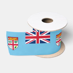 Fijiaanse vlaglint, reizen / vakantie, Fiji Satijnen Lint