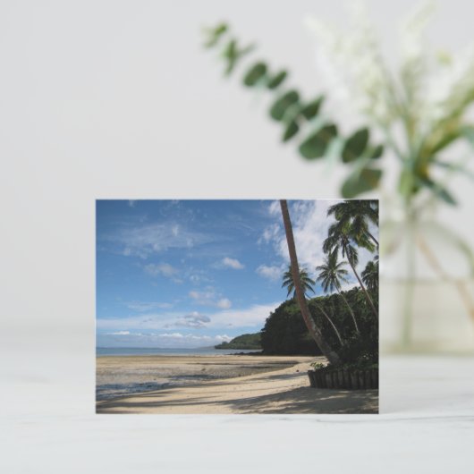 Fijian Beach Briefkaart (Staand voorkant)