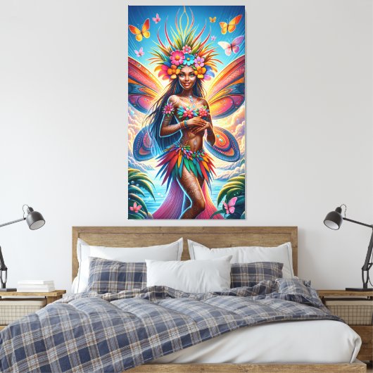 Fijian Fairy Canvas Afdruk (Insitu (Slaapkamer))