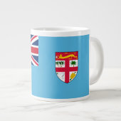 Fijian Flag Grote Koffiekop (Voorkant rechts)