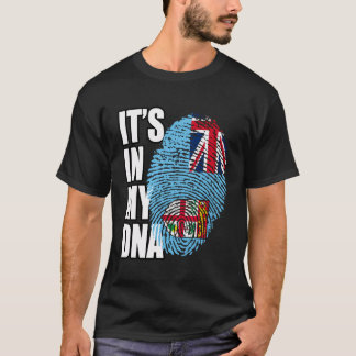 Fijian Heritage DNA-vlag T-shirt