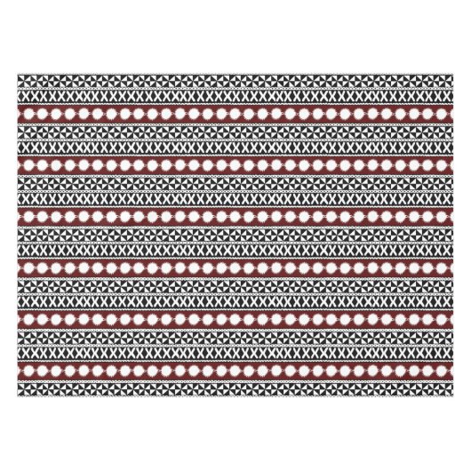 Fijian Print Table Cloth Tafelkleed (Voorkant (Horizontaal))