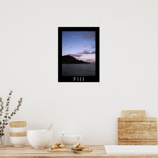 Fijian Sunset Poster (Keuken)