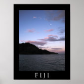 Fijian Sunset Poster (Voorkant)