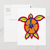 FIJIAN ZEE TURTLE BRIEFKAART (Voorkant / Achterkant)