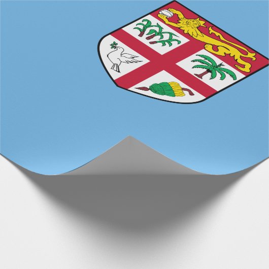 Fijische vlag (Fiji) Cadeaupapier (Hoek)