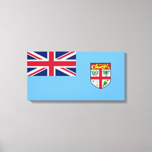 Fijische vlag (Fiji) Canvas Afdruk (Voorkant)