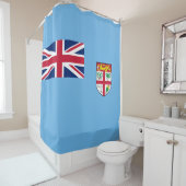 Fijische vlag (Fiji) Douchegordijn (In situ)