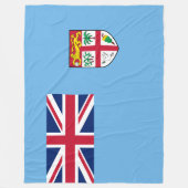 Fijische vlag (Fiji) Fleece Deken (Voorkant)