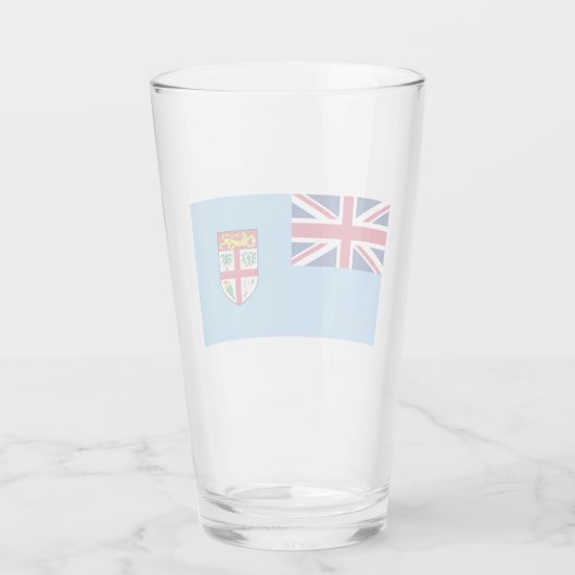 Fijische vlag (Fiji) Glas (Achterkant)