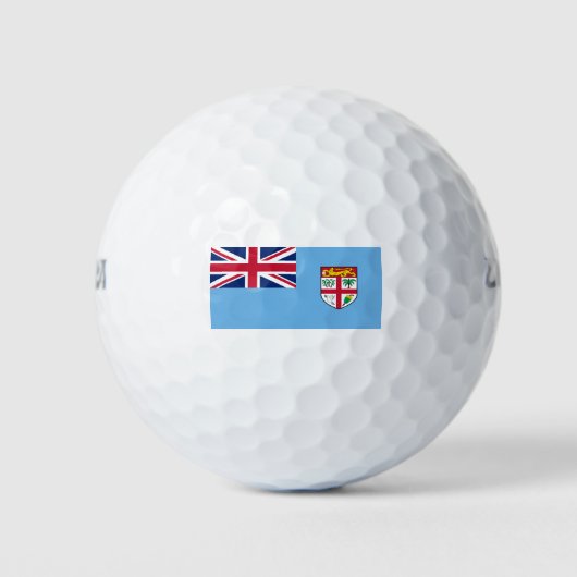 Fijische vlag (Fiji) Golfballen (Voorkant)