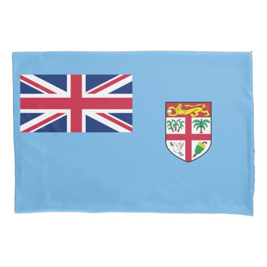 Fijische vlag (Fiji) Kussensloop (Voorkant-Links)