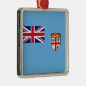 Fijische vlag (Fiji) Metalen Ornament (Rechts)