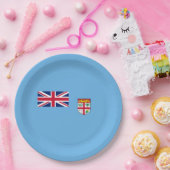 Fijische vlag (Fiji) Papieren Bordje (Feest)