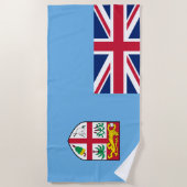 Fijische vlag (Fiji) Strandlaken (Voorkant)
