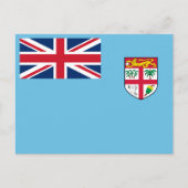 Fijische vlag, vlag van Fiji Briefkaart (Voorkant)