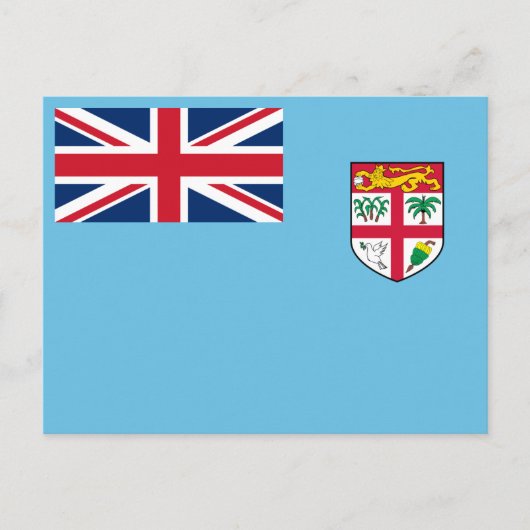 Fijische vlag, vlag van Fiji Briefkaart (Voorkant)