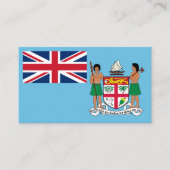 Fijische vlag & Wapen, Vlag van Fiji Visitekaartje (Voorkant)