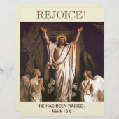 Fijn. Aangepast paaskerkbulletin (Voorkant / Achterkant)