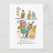 Fijn afgestemde kerst briefkaart (Voorkant)