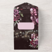 Fijn als wijn 30e verjaardag RSVP QR code All In One Uitnodiging (Buitenkant)