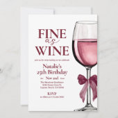 Fijn als wijn Elegante wijnproeverij Vino Verjaard Kaart (Voorkant)