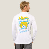 Fijn Beer in graffiti stijl Tri-Blend Shirt (Achterkant)